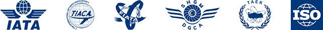 IATA, TIACA, FIATA, SHGM/DGCA, TAEK, ISO